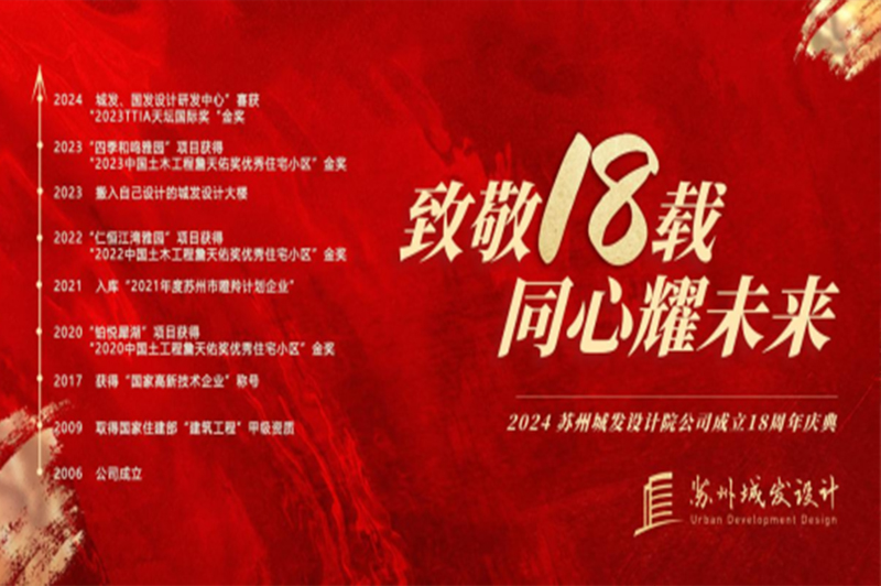 記憶丨蘇州城發設計喜迎十八周年慶！